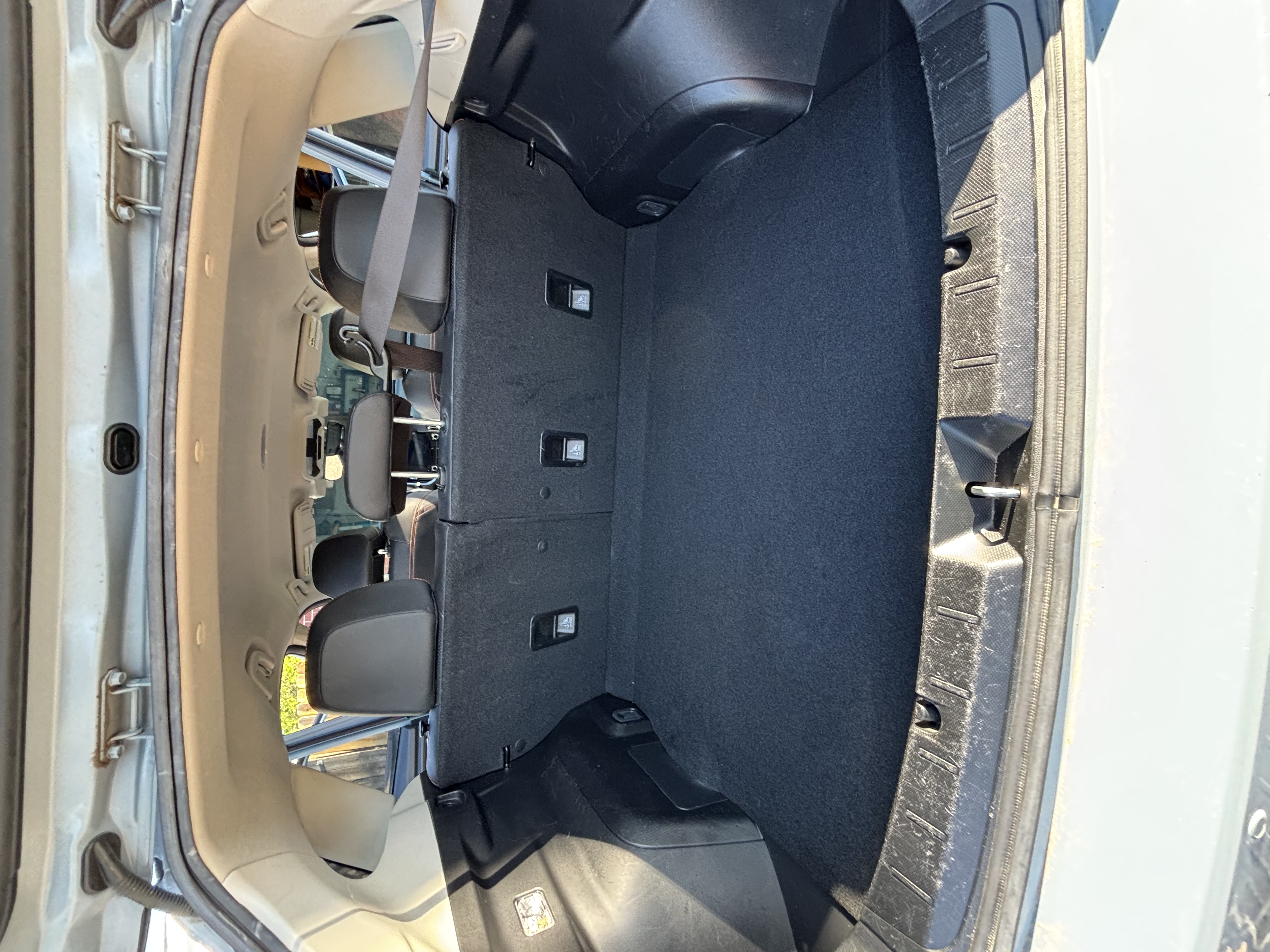 After - trunk cargo area, clean and vacuumed